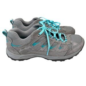 Eddie Bauer Woman’s Sz 8 Seneca Peak MidLite 0179-938 Hiking Trail Shoes Gray